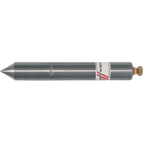 Stubai Senklot 220g, Lotgewicht, Bauwerkzeug, Präzisionswerkzeug, abschraubbare Messingkappe, Stahl, 130mm Länge