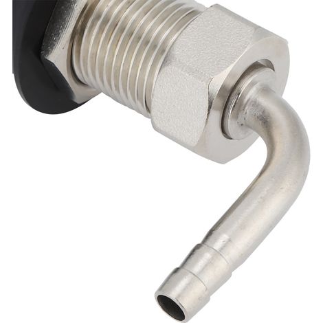 Robinet de bière réglable en laiton chromé et acier inoxydable avec filetage G5/8 po et accessoires pour fûts de bière (1/5)
