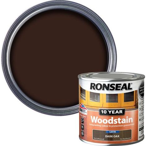 10 Year Woodstain Dark Oak 250Ml