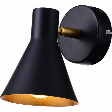Applique murale Candellux LESS 21-70968 noir métal E14