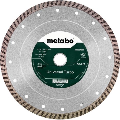 Metabo Diamanttrennscheibe 230x22,23mm, SP-UT, Universal Turbo SP (628554000) (1/2)