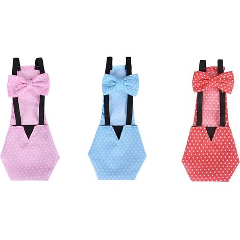 Lot de couches pour poulet bantam - Réutilisables, lavables, imperméables, pour animaux de compagnie, canards, soyeuses, durables, faciles à utiliser - Rose et bleu (1/5)