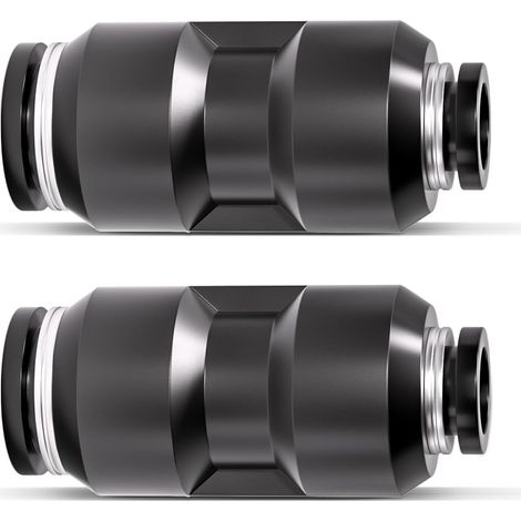 30 pezzi da 6 mm a 8 mm, giunto pneumatico a sgancio rapido, riduttore nero (1/5)