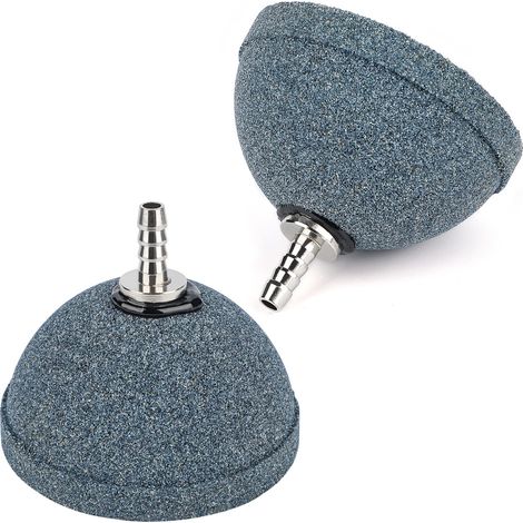 Diffuseur de bulles d'air en forme de pain de 6 cm pour aquarium, compatible avec les pompes à air, les seaux et les petits bassins. (1/5)