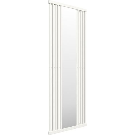 Heizkörper mit integriertem Spiegel - Weiß - Höhe 1700mm Breite 440mm - Watt - INT1700/440MZXB
