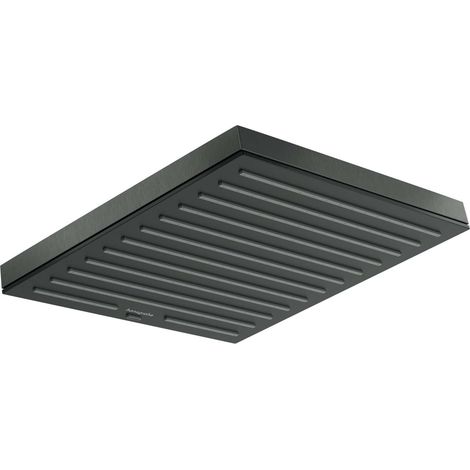 Hansgrohe Pulsify E - Soffione doccia, 26x26 cm, EcoSmart+, cromo nero spazzolato 24333340 (1/2)