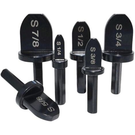 QORVA-Extenseur de Tuyau en Cuivre, 6 Pièces Expandeur de Tube, Outil Délargissement de Tuyau en Cuivre, Tube CVC Pour Tuyaux en Aluminium et Autres Tuyaux en Métal Souple Manuels Kit de Service