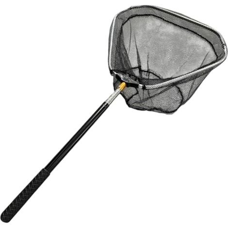 Filet télescopique réglable en acier inoxydable de 16 à 58 pouces, poteau de capture volaille pour poulets et canards, filet à papillons pratique pour une utilisation dans le jardin et la fer (1/5)