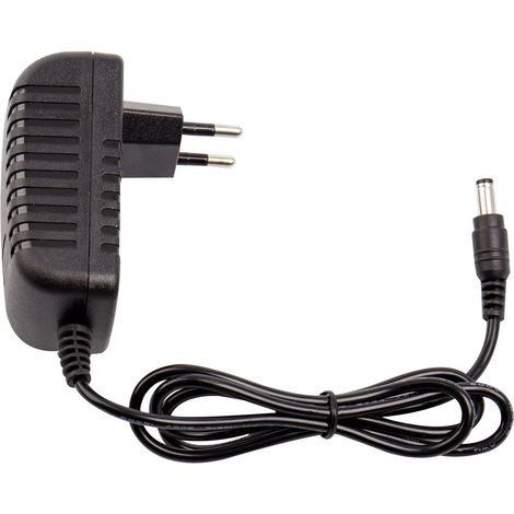 Ledkia – Transformateur 12V DC 2A – Bloc d'alimentation 24W – Connecteur 5,5mm mâle – Pour charges permanentes jusqu'à 20W