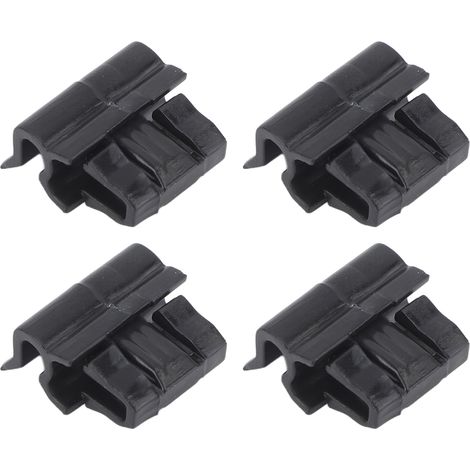 4 Attaches Capot Pare-Choc Avant 1472872 00 C Compatible Tesla Model 3 2017-2023, Fixations Remplacement Plastique Noir (1/5)