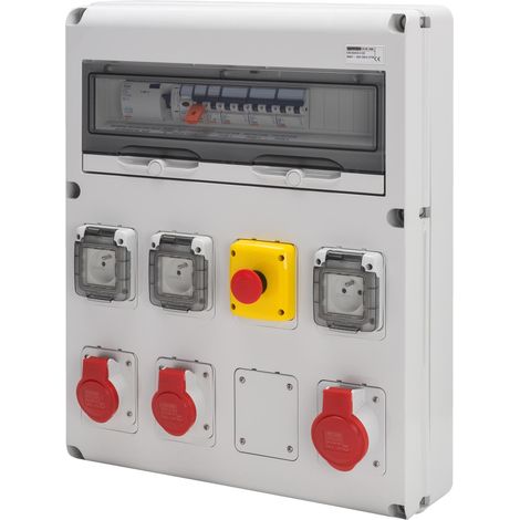 COFFRET DE CHANTIER 63A/6 PRISES GEWISS FR60159N