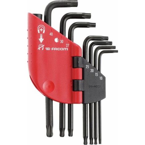 Cles males torx et tamper torx facom jeu de 7 cles