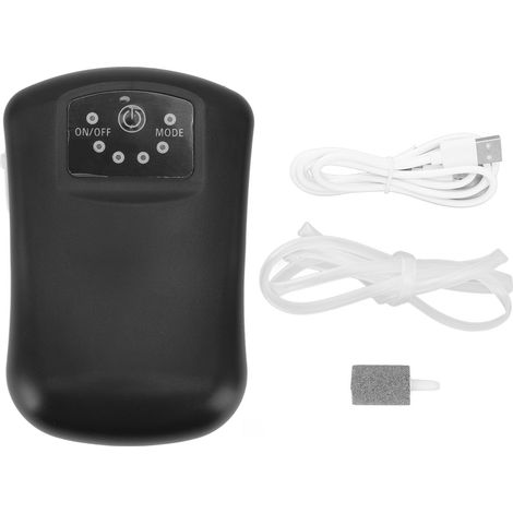 Pompe à oxygène pour aquarium, puissante et ultra-silencieuse, avec câble de chargement pour une utilisation domestique. (1/5)
