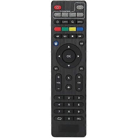 Télécommande TVIP, boîtier ABS noir pour décodeur TV compatible avec les modèles TVIP412, TVIP415 et TVIP6. (1/5)