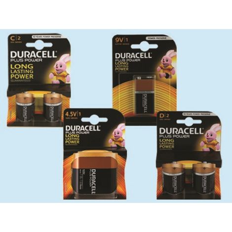 Batterie Piatte Duracell Plus Power 4,5V Pezzi 1 3Lr12 Mn1203 - Cfg
