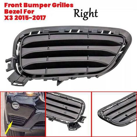 One pair of 51117347945/51117347946 is suitable for BMW X3 F25 front bumper grille and fog light frames. (1/4)