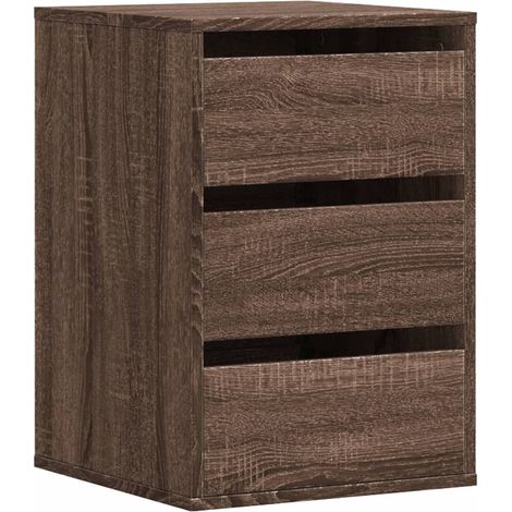 Maison Exclusive - Cassettiera Angolo Rovere Marrone 40x41x58cm Legno Multistrato
