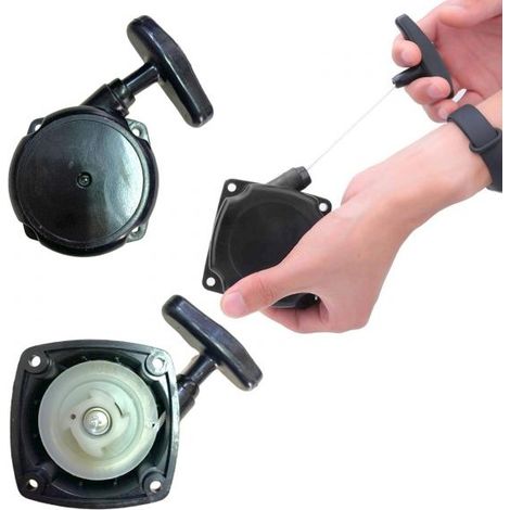 AVVIAMENTO A STRAPPO COMPLETO ADATTABILE PER DECESPUGLIATORE DA 33CC 43CC 52CC (1/5)