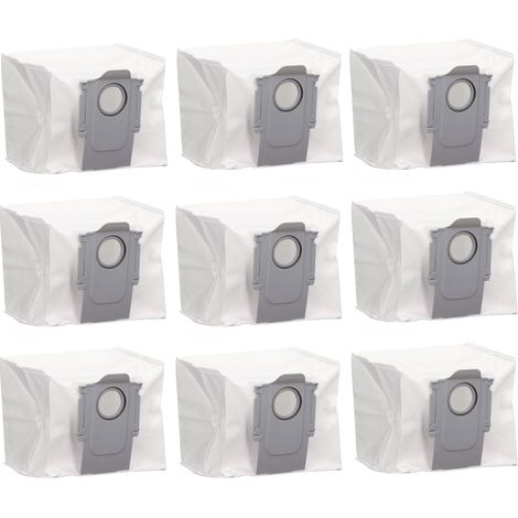 Paquete de 9 bolsas para aspiradoras robot compatibles con Roborock G10S PRO T8 Q7 MAX S7 MAXV UITRA (1/4)