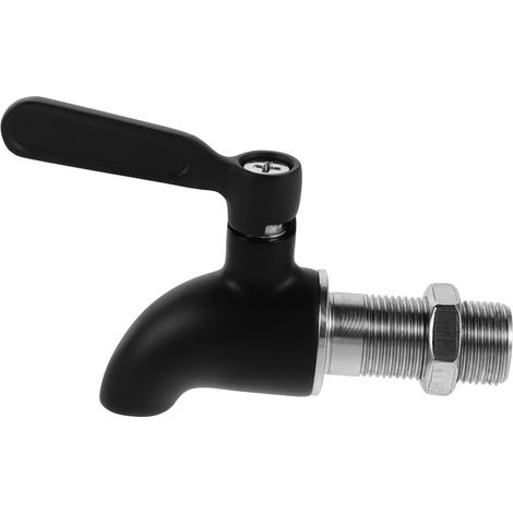 Robinet seau à jus robinet de distributeur d'eau en acier inoxydable Black (1/5)