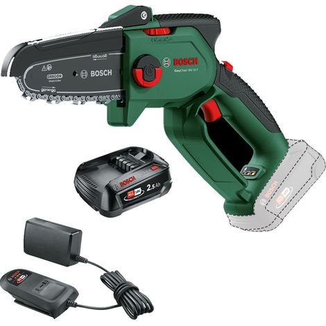 Bosch 06008B8901 Cordless 18v Chainsaw EasyChain 18V-15-7 + 2.5AH Battery Kit