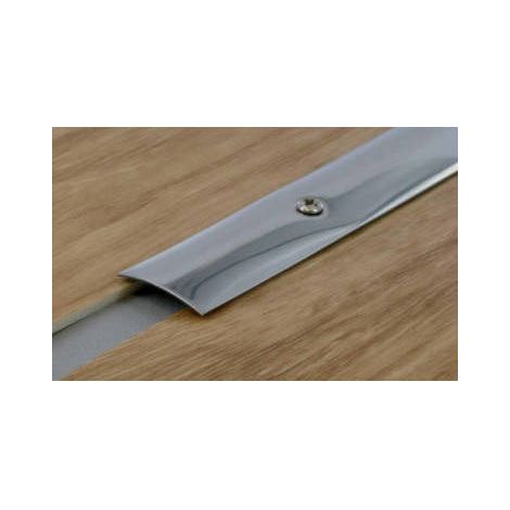 Soglia a vite piatta 45 mm in acciaio inox lucido 0,93 m 3M BRICOLAGE - 70.33.02 (1/2)