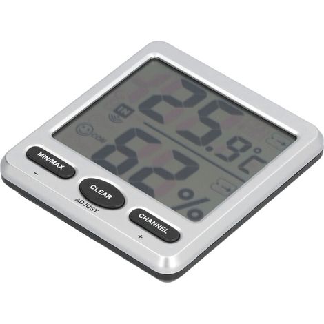 Kabelloses digitales Thermometer-Hygrometer für den Innen- und Außenbereich in Babyzimmern (TSWS07C1)
