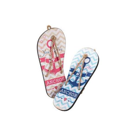 Pareja changlas decoracion multicolor 34x15x02h cm