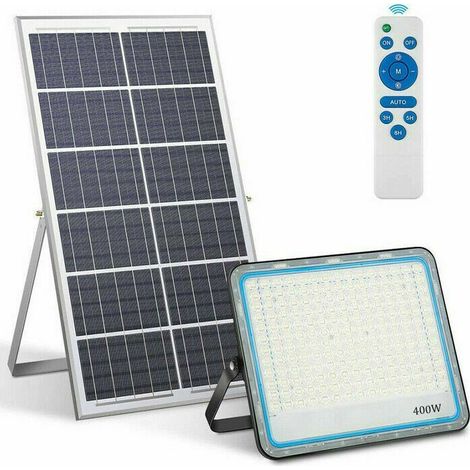 FARO Faretto LED Pannello Energia Solare LUCE FREDDA 400 Watt Telecomando IR Esterno IP66 LM 4650 (1/5)