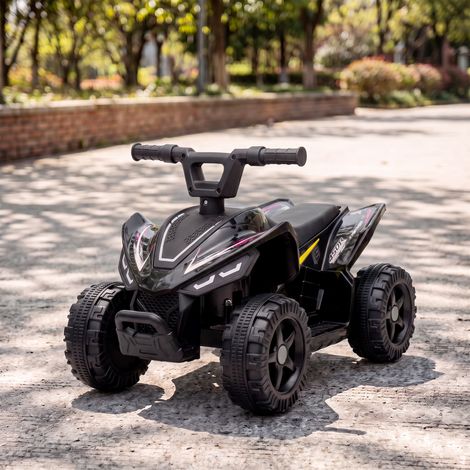 Quad Électrique Enfants 6 V, Voiture Électrique Enfants, Batterie au Lithium, Vitesse Max. 2 Km/H, 18 à 48 Mois, Noir (1/5)