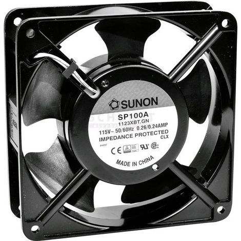 Sunon DP203A2123LBTA24 Ventola assiale 230 V/AC 93.42 m³/h (L x L x A) 120 x 120 x 38 mm