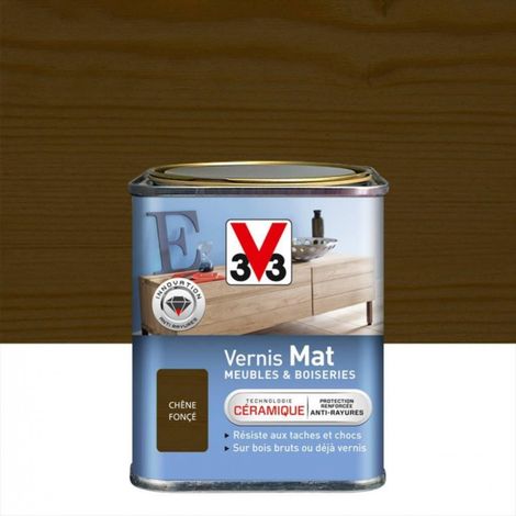 Vernice per mobili e oggetti V33, rovere moro opaco, 0,25l V33