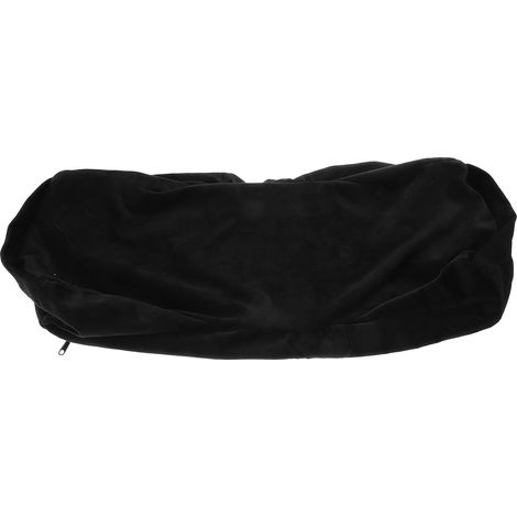 Schwarze Flanell-Kissenbezüge für Wimpernverlängerungen, ergonomische U-förmige Nackenstütze, komfortabel und leicht zu reinigen, für Schönheitssalons (1/5)