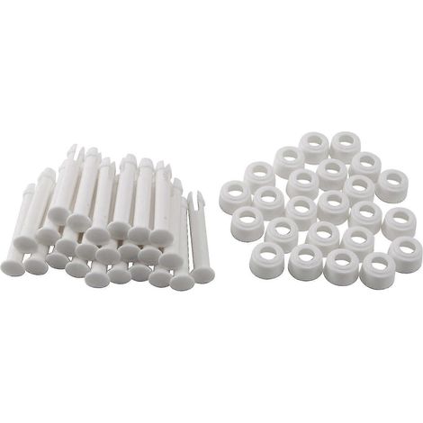 24pcs Abs Pool Joint Pins, 6cm / 2.36in Cap Set Seals pour les pièces de rechange de piscine 28270-28273 (1/5)
