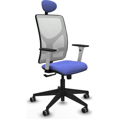 Chaise de bureau piqueras y crespo blanc mousse haute densité (1/2)
