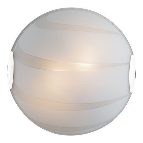 "Plafoniera CRI in vetro bianco 30 cm." (1/3)