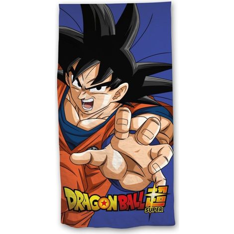 Serviette de plage 70x140 cm Bleu - Son Goku Dragon Ball Z (1/4)