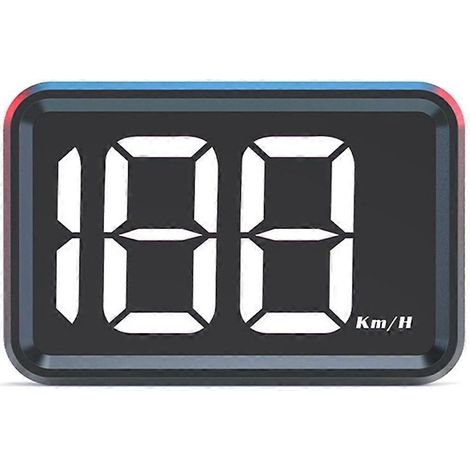 Compteur de vitesse numérique GPS HUD pour voiture et moto, affichage LED HD, km/h (1/4)
