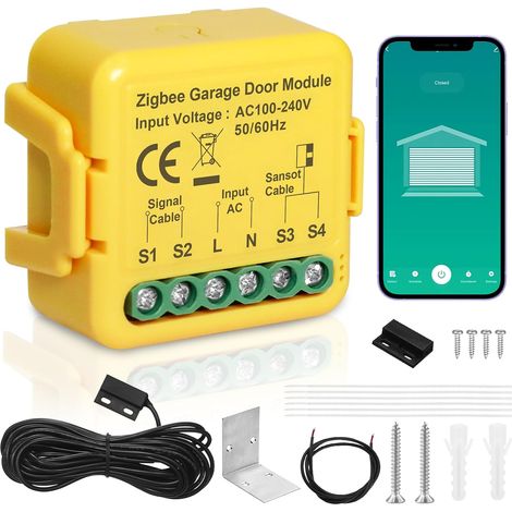 Ouvre-porte de garage intelligent Zigbee, ouvre portail connecté avec application (1/5)