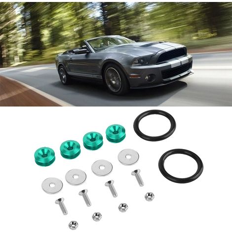 Verkleidung aus Aluminiumlegierung, Stoßstangenschrauben- und Mutternsatz, Motorraumschrauben, grünes Tuningzubehör (1/5)