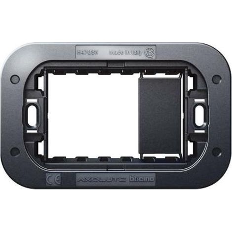 Bticino axolute air supporto per placche 3 moduli modello air h4703w