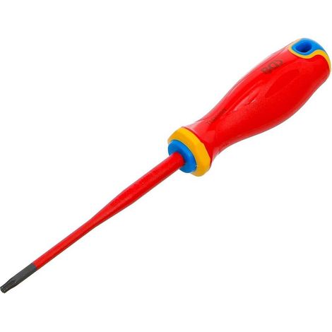 Tournevis VDE Pointe Extra Fine Profil T15 - 253 mm - Isolation et Précision - Acier, Zones Difficiles - D-Work (1/5)