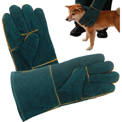 Gants Anti-morsures, résistants aux morsures, Gants Polyvalents pour Compagnie pour Attraper Reptile, toilettage, Voyages chez Le vétérinaire, Gants Manipulation résistants aux (1/4)