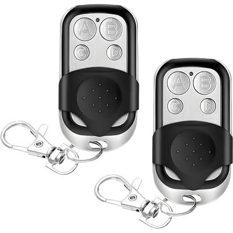 [JAMAIS UTILISÉ] Télécommande de porte de garage, 2 pièces 433 MHz télécommande universelle clonage, télécommande pour porte de garage compatible (1/5)