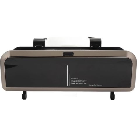 Porte-gobelet pour Appui-tête arrière de Voiture – Support Suspendu avec 2 Porte-gobelets, boîte à mouchoirs et Crochets de Rangement – Compatible Tous véhicules (1/5)