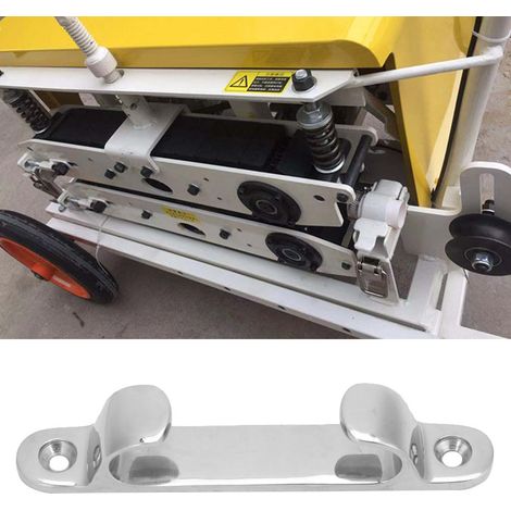 Bootsklampe aus Edelstahl 316, 5 Zoll, für Yachten und Schiffe, gerade Befestigung für Seile. (1/5)