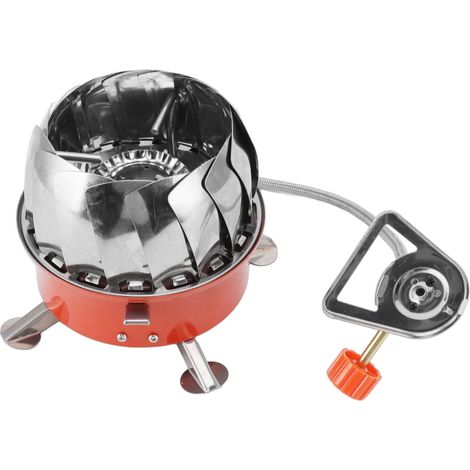 Mini réchaud de camping 2800W avec pieds pliables, portable, idéal pour la randonnée et les activités de plein air. (1/5)