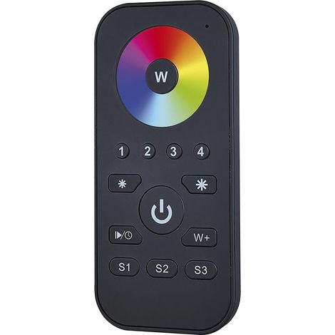 Dispositivo de mando mcled rf-fernbedienung rgbw 4 kanal con soporte de pared