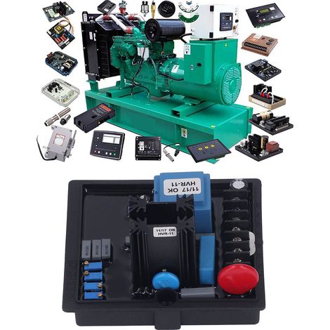 Accessoires pour groupe électrogène diesel HVR-11 : régulateur de tension, régulateur de tension AVR, stabilisateur (110/220 V) (1/5)