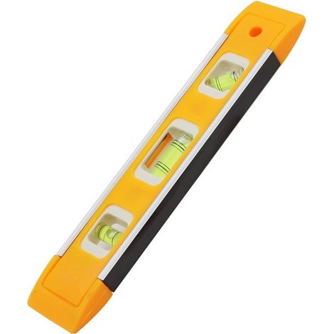 23 cm Magnetwasserwaage – 3 Libellenblöcke für präzise Messungen (1/5)